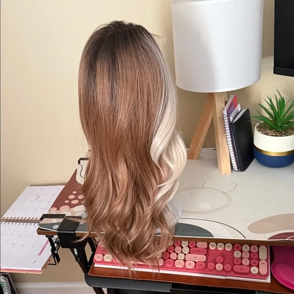 Blonde Icy and Ginger Crown by Chelsey Smith Crowns. Perla Petite. NWT. T part. - Picture 6 of 9